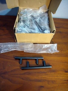 25 Pack Oil Rubbed Bronze 3" 76mm Hole Centers Kitchen Cabinet PULL 5.38 Length - Picture 1 of 4
