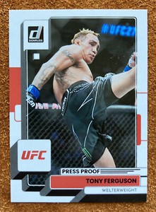 2023 Panini Donruss UFC Purple Press Proof Parallel TONY FERGUSON #31