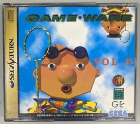 Game Ware Vol 5 Sega Saturn 1995 Complete with Cards