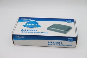 ALLNET ALL126AS3 Router 4-Port-Switch VDSL Client-Modem in OVP Karton - Bild 1 von 3