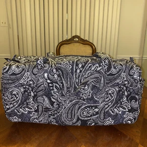 NWT Vera Bradley Large Traveler Duffel In Stellar Paisley - Picture 1 of 5