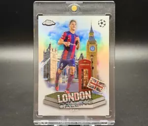 Gavi 2023-24 Topps Chrome UCC London Calling Refractor #LC-5 FC Barcelona - Picture 1 of 10