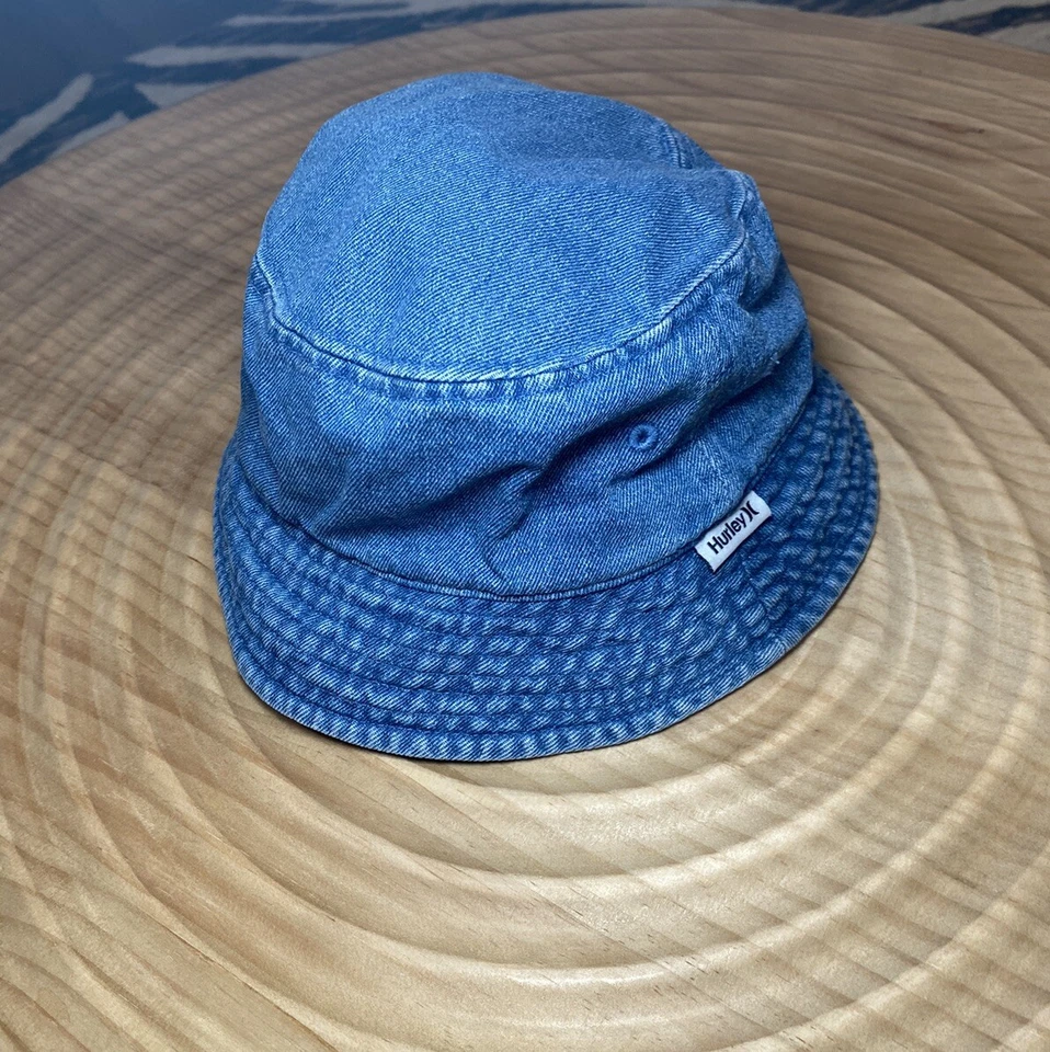 Sombrero Hurley Bucket Jean azul para mujer o hombre Foto 1 de 4