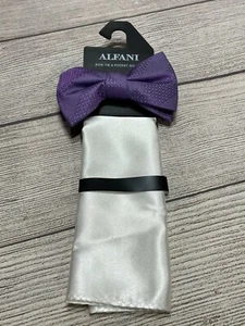 Bow Tie and Pocket Square by Alfani New - Picture 1 of 5