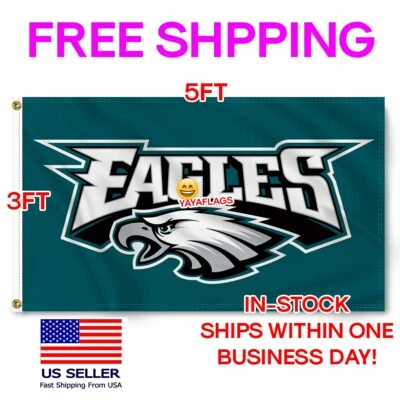Philadelphia Eagles 3x5 Foot Banner Flag Football New USA