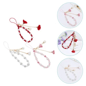 3 Pcs Blumenarmband Lanyards Zum Aufhängen Von Telefonen Hängedekoration - Zdjęcie 1 z 12
