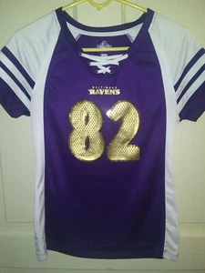 Baltimore Ravens #82 Torrey Smith Women's MED Jersey Majestic Fan Fashion.  P14 - Picture 1 of 11