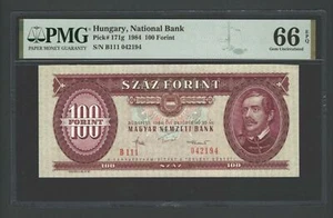 Ungarn 100 Forint 1984 P171g Stempelglanz Note 66 Top Pop - Bild 1 von 2