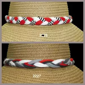 Braided HAT BAND for Brimmed Hat * CLEARANCE F2227-28 - Picture 1 of 3