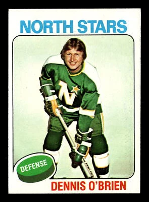 Dennis O'Brien 1975-76 Topps #53 Minnesota North Stars Ex-Mt - Image 1 of 2