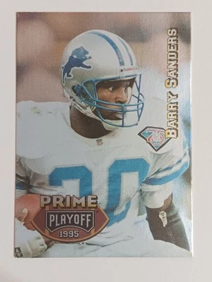 1995 Playoff Prime Barry Sanders #20 - Image 1 of 2
