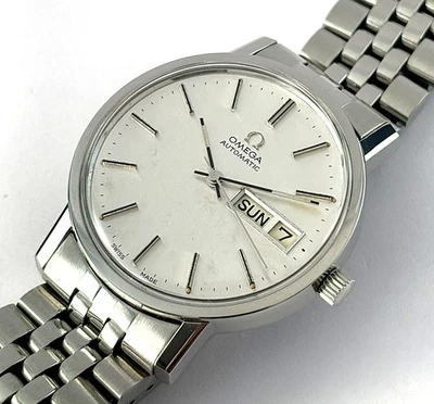 Reloj Omega Vintage Automático Acero Inoxidable Hombre Día Fecha Ref. 166.0209 1977 Foto 1 de 4