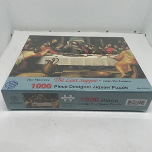 The Masters: The Last Supper 1000 Piece Jigsaw Puzzle, Factory Sealed - Picture 1 of 6