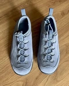 LL Bean leather outdoor trail hiking shoes 9 M Dusty Blue New - Picture 1 of 5