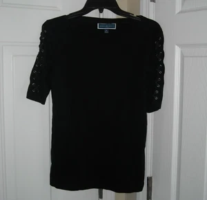 Karen Scott, Top, Damen, Größe M, schwarz - Bild 1 von 4