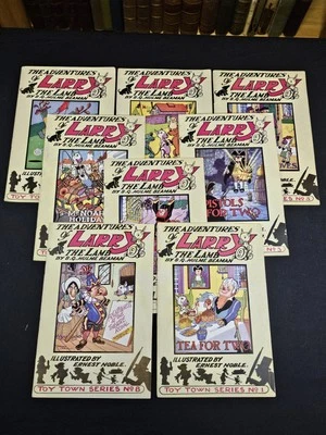 1940s Adventures of Larry the Lamb First 8 books in the Toy Town Series - Image 1 of 4