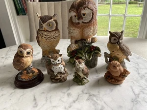 Instant Collection of Owls - Andrea Sadek June Sears Enesco Elf Owl figurine - Picture 1 of 23