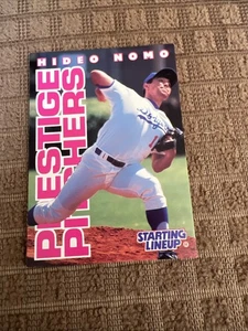 TARJETA DE ALINEACIÓN INICIAL VIDEO NOMO 1996 KENNER ROSA - LOS ANGELES DODGERS - Imagen 1 de 2