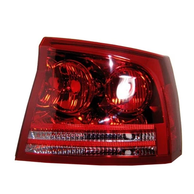 For 2006-2008 Charger Rear Right Tail Lights Red & Clear Plastic 5174406AA V - Image 1 of 4