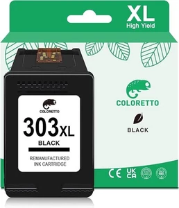 HP 303XL Black & Colour Ink Cartridges - Refilled For use with HP Printers - Picture 1 of 4