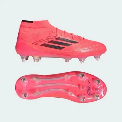 Adidas F50 Elite Mid SG Turbo Soccer Cleats IH6133 Womens Size 11.5 / Mens 10 - Image 1 of 4