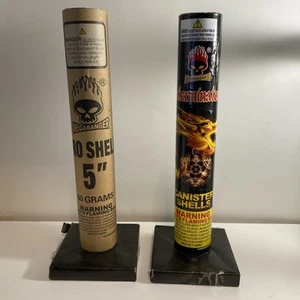 New Fireworks Artillery Shells Mortar tube Launcher/ Canisters 1.75" Assort. - Picture 1 of 17
