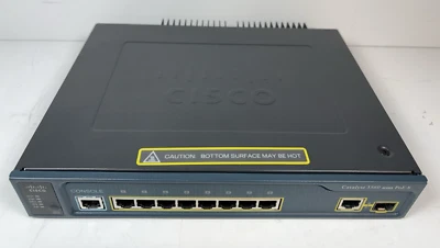 Cisco WS-C3560-8PC-S 8-Port Fast Ethernet PoE Switch w/ Power Cord - Image 1 of 4
