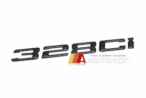 Rear Trunk Lid Emblem Badge Real Carbon Fiber Letter 328Ci fits BMW E46 3-Series - Picture 1 of 1