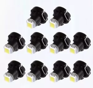 6 PIEZAS Blanco T3 Neo Cuña LED Bombillas Aire Acondicionado Control Climático Cuadro de Instrumentos Luces - Imagen 1 de 5
