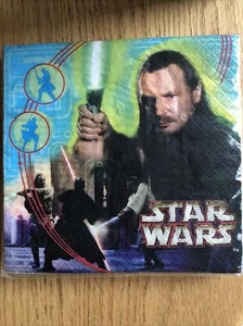 STAR WARS Episodio Uno TOVAGLIOLI PER PRANZO (16) ~ Forniture festa di compleanno cena 1 - Foto 1 di 4