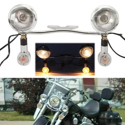 Luz de señalización de giro de paso para Harley Davidson Super Wide Glide FXDWG Low Rider Foto 1 de 4