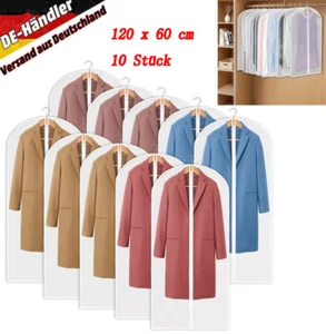 Kleidersack 10 Stück Kleidersäcke 120*60cm, Anzug Aufbewahrung, Kleid Organizer - Bild 1 von 24