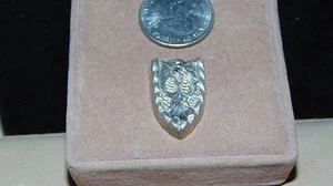 VINTAGE SILVER TONE BIRD PENDANT - Picture 1 of 6