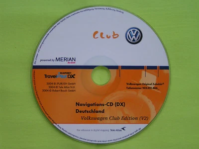 CD NAVIGATION DEUTSCHLAND DX 2004 V2 VW MFD 1 T4 T5 GOLF 4 PASSAT AUDI A3 A4 A6 - Bild 1 von 2