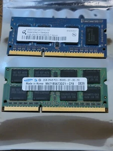 IBM Lenovo Thinkpad T400 3GB (2+1) DDR3-1066 Memory Samsung M471B5673DZ1-CF8 ᄏ - Picture 1 of 2