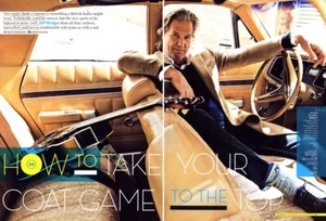 2013 Jeff Bridges 7 páginas editorial revista Take abrigo juego to top - Imagen 1 de 4