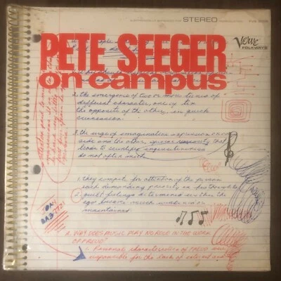 SEALED! PETE SEEGER on Campus - 1965 1st Press Verve Folkways LP - MINT - Image 1 of 2