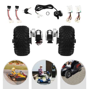 Kit Trasformazione Motore 10" Drive Air Wheel per Sedie a Rotelle Elettriche Go-Kart 24V 250W - Foto 1 di 15