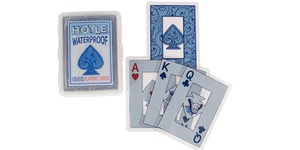 Tarjetas de juego Hoyle de plástico transparente, ¡a prueba de agua y duraderas! - Imagen 1 de 3
