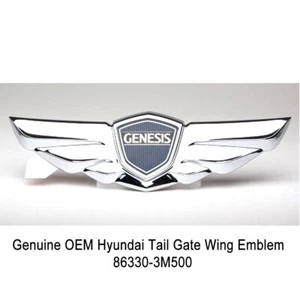 Genuine OEM Hyundai Tail Gate Wing Emblem For 09-14 Genesis Sedan [86330-3M500] - Bild 1 von 4
