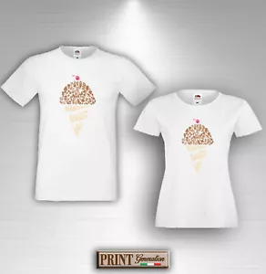 SCHOKOLADENEIS T-Shirt Shirt Herren Damen WEISS LUSTIG SÜSS SÜSSIGKEITEN - Bild 1 von 5