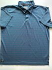 Quicksilver Waterman Mens Large Short Sleeve Polo Shirt Stripes 1220 Golf Sports