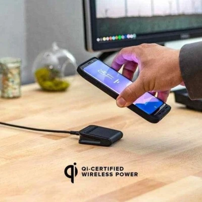 Mophie Charge Stream 5W Pad Mini Anti-Slip COMPACT Travel Charger QI Compatible - Image 1 of 4