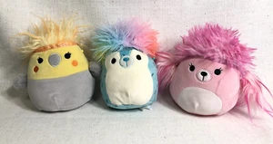 Squishmallows Lot Of 3 Serene The Squirrel Charlize The Cockatiel Chloe Poodle - Picture 1 of 5
