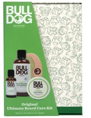 Bulldog Skincare - Original Ultimate Beardcare Kit, Gift Set for Men