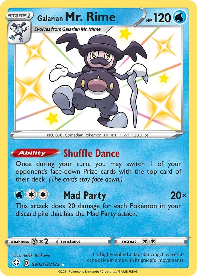 Galarian Mr. Rime SV021/SV122 Shining Fates: Shiny Vault