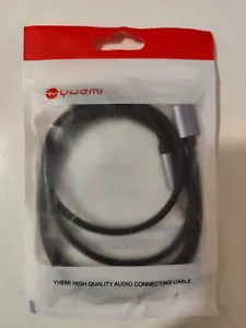 Yhemi HQ Cavo di Collegamento Audio Jack 3,5mm/USB-C 0,5m Nero Compatto - Foto 1 di 2