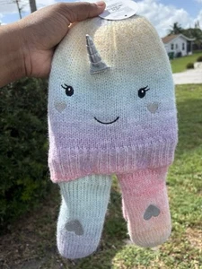 Giftcraft Kids Narwhal Hat + Glove Set - Picture 1 of 2