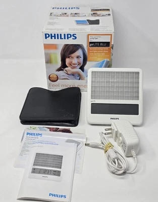 Philips HF3331 GoLITE BLU Energía Alivio del Estado de ánimo SAD Terapia Reloj despertador con estuche Foto 1 de 4