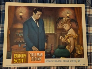 TALL MAN RID Original 1955 Lobbykarte Filmplakat PEGGIE CASTLE/JOHN BARAGREY - Bild 1 von 2